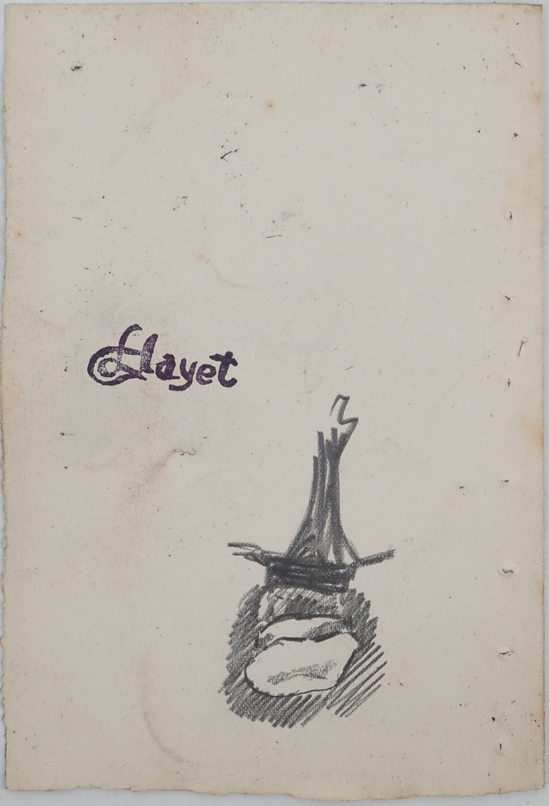 Louis HAYET : ?, Dessin original (vue générale) - Crédit photo : Galerie Art.Paris