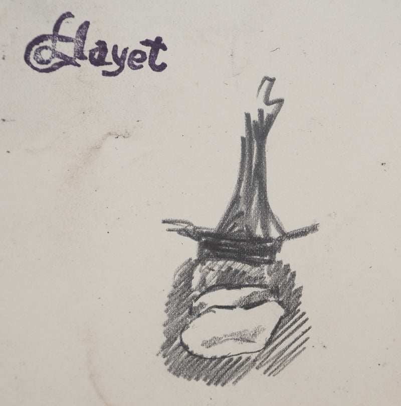 Louis HAYET : ?, Dessin original (photo de détail 4) - Crédit photo : Galerie Art.Paris