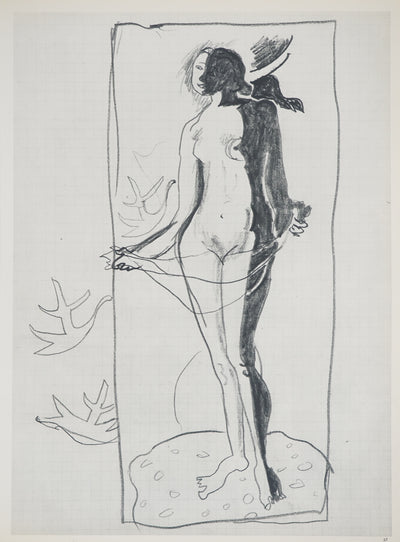 Georges BRAQUE : Nu féminin, Héliogravure originale (vue générale) - Crédit photo : Galerie Art.Paris