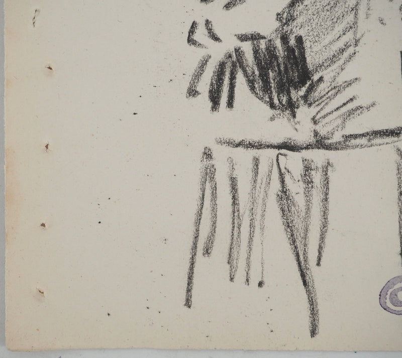 Louis HAYET : Femme et enfant, Dessin original (photo de détail 5) - Crédit photo : Galerie Art.Paris