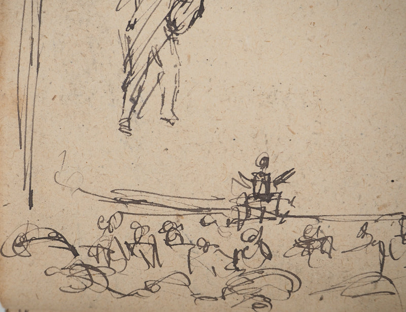 Louis HAYET : Orchestre symphonique, Dessin original (photo de détail 5) - Crédit photo : Galerie Art.Paris