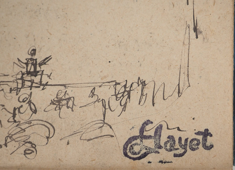 Louis HAYET : Orchestre symphonique, Dessin original (photo de détail 2) - Crédit photo : Galerie Art.Paris