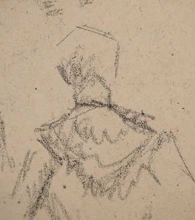 Louis HAYET : Les gouvernantes, Dessin original (photo de détail 5) - Crédit photo : Galerie Art.Paris