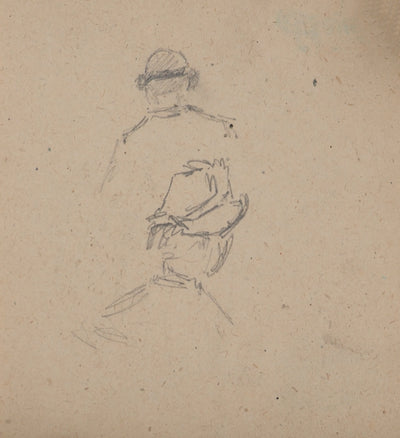 Louis HAYET : Les gouvernantes, Dessin original (photo de détail 6) - Crédit photo : Galerie Art.Paris
