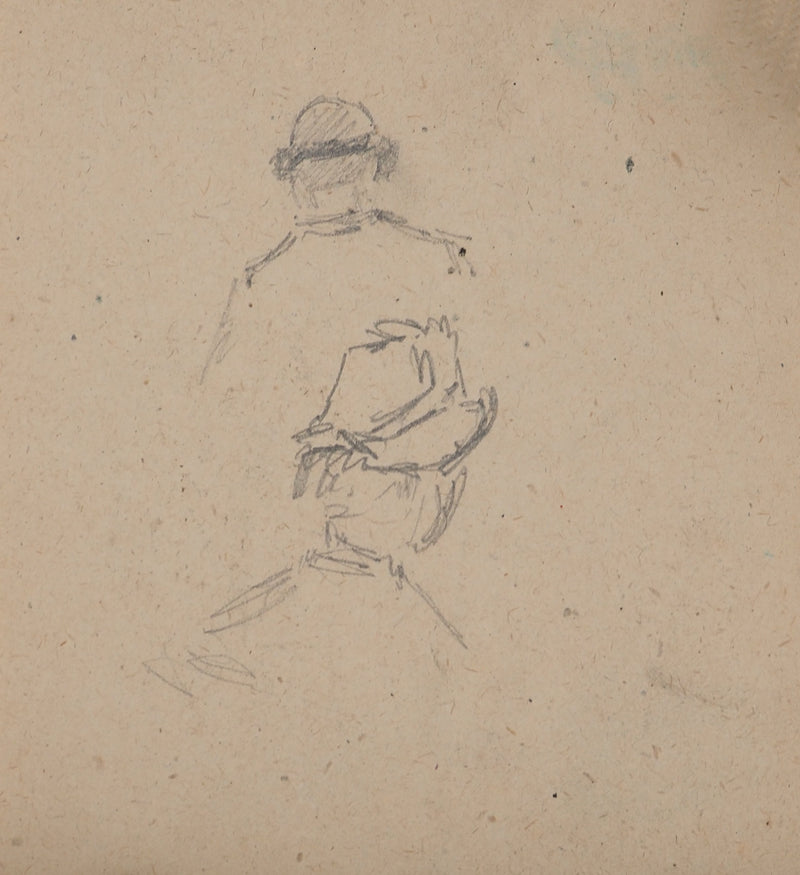 Louis HAYET : Les gouvernantes, Dessin original (photo de détail 6) - Crédit photo : Galerie Art.Paris