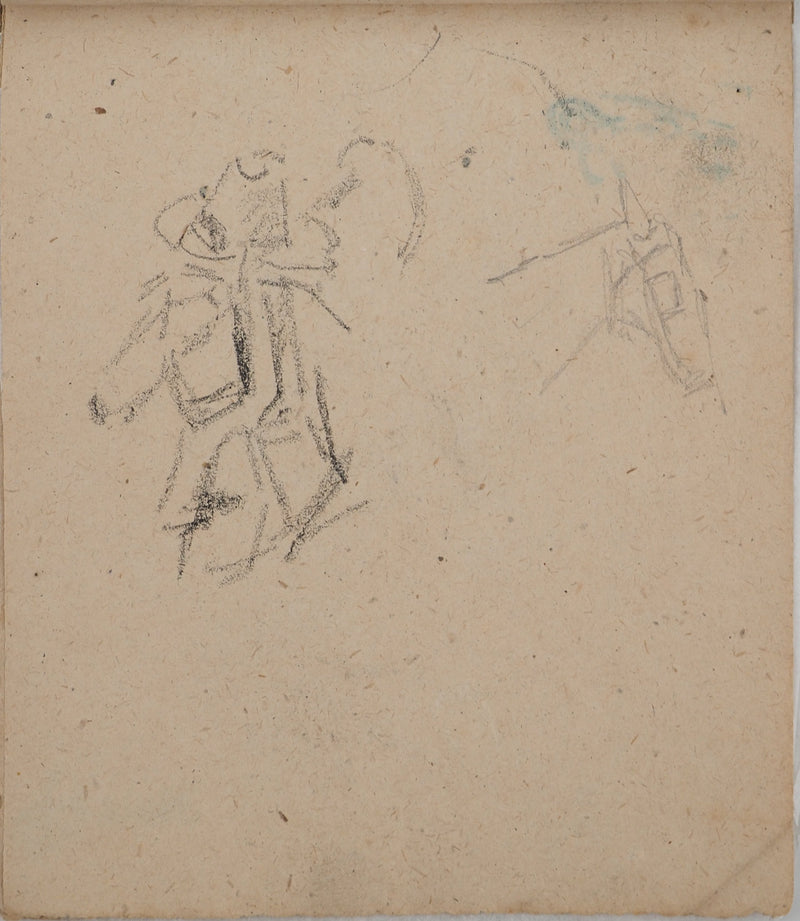 Louis HAYET : Les officiers, Dessin original (photo de détail 6) - Crédit photo : Galerie Art.Paris