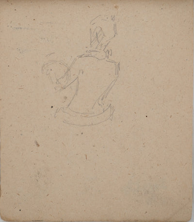 Louis HAYET : Croquis d'observation, Dessin original (photo de détail 2) - Crédit photo : Galerie Art.Paris