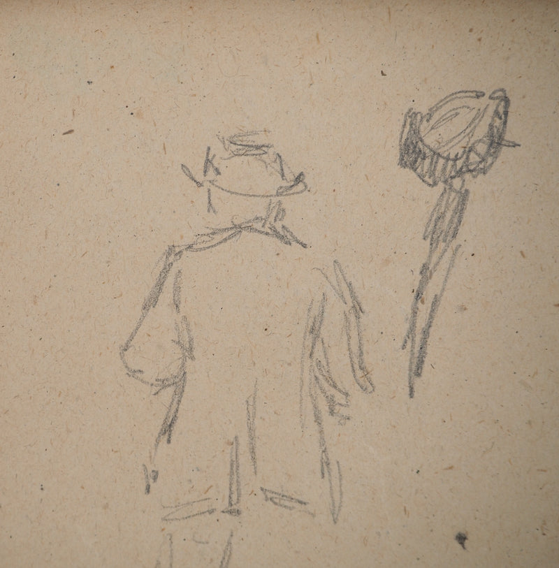 Louis HAYET : Le cow-boy, Dessin original (photo de détail 4) - Crédit photo : Galerie Art.Paris