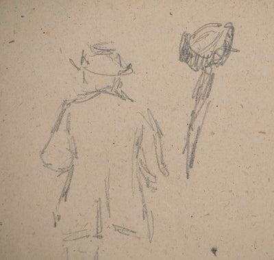 Louis HAYET : Le cow-boy, Dessin original (photo de détail 5) - Crédit photo : Galerie Art.Paris