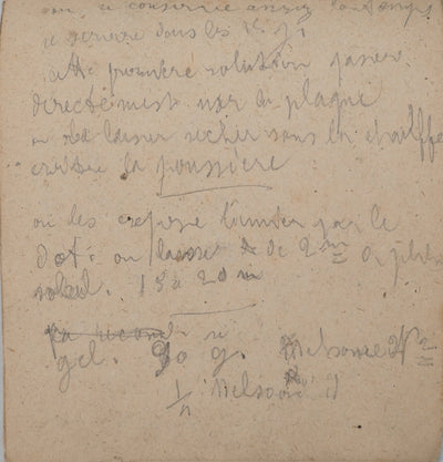 Louis HAYET : Ecriture manuscrite, Dessin original (photo de détail 2) - Crédit photo : Galerie Art.Paris