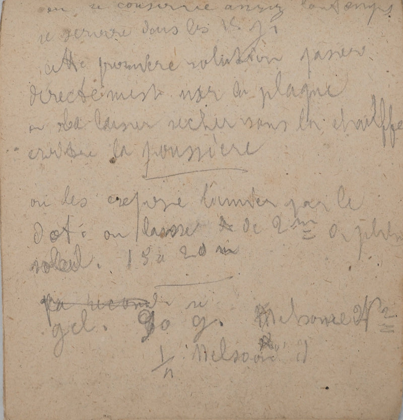 Louis HAYET : Ecriture manuscrite, Dessin original (photo de détail 2) - Crédit photo : Galerie Art.Paris