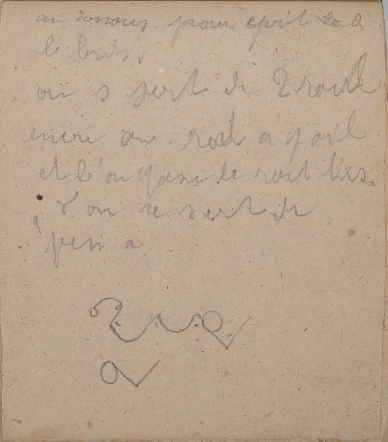 Louis HAYET : Ecriture manuscrite, Dessin original (photo de détail 6) - Crédit photo : Galerie Art.Paris