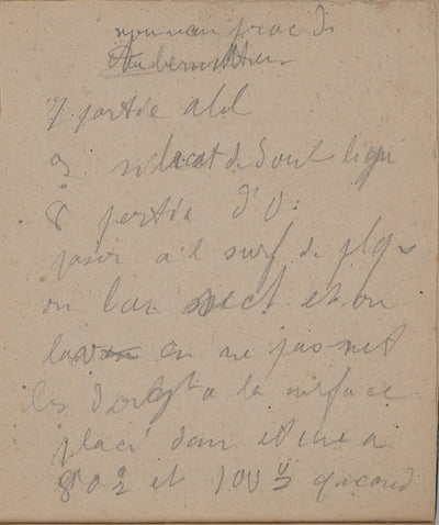 Louis HAYET : Ecriture manuscrite, Dessin original (photo de détail 7) - Crédit photo : Galerie Art.Paris