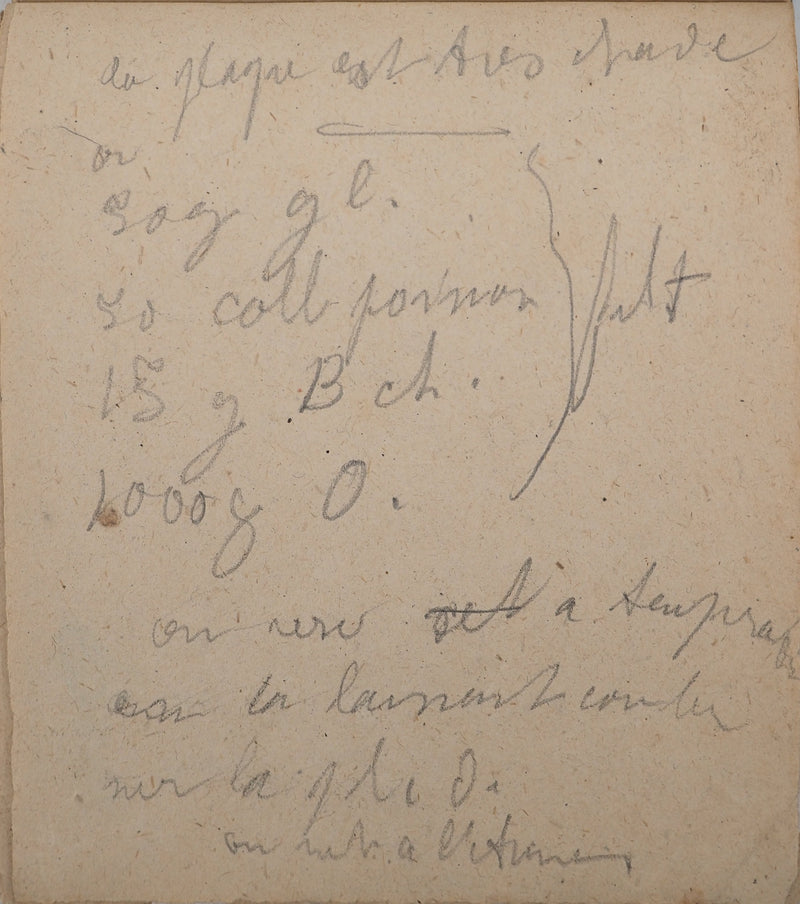 Louis HAYET : Ecriture manuscrite, Dessin original (photo de détail 8) - Crédit photo : Galerie Art.Paris