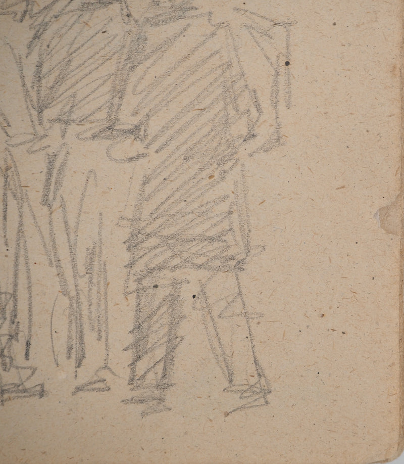 Louis HAYET : Les retrouvailles, Dessin original (photo de détail 6) - Crédit photo : Galerie Art.Paris