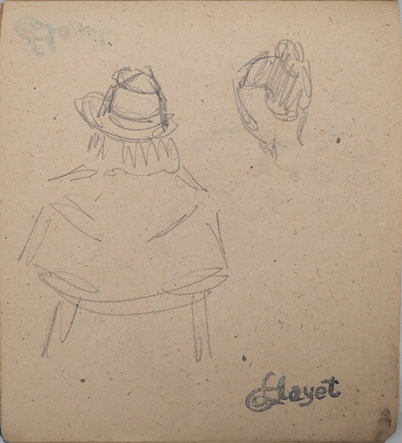 Louis HAYET : Le cocher au travail, Dessin original (photo de détail 6) - Crédit photo : Galerie Art.Paris