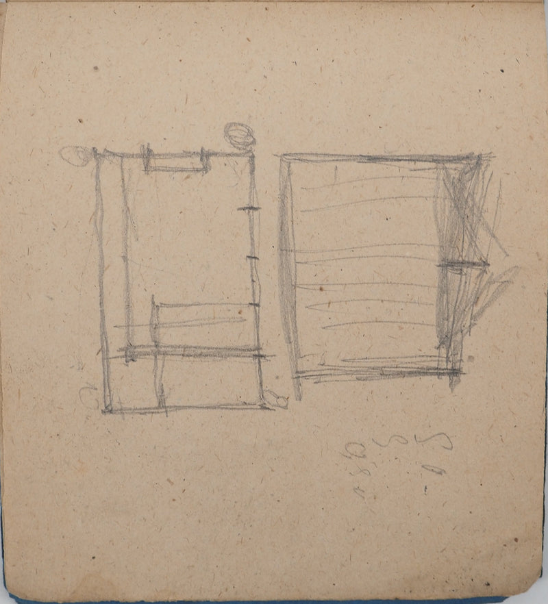 Louis HAYET : Jeune femme élégante, Dessin original (photo de détail 4) - Crédit photo : Galerie Art.Paris