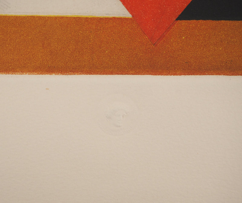 Jacques VILLON : Composition géométrique, Gravure originale (photo de détail 8) - Crédit photo : Galerie Art.Paris
