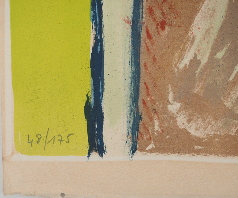 Jean-Pierre CASSIGNEUL : Femme aux courses, Lithographie originale (photo de détail 5) - Crédit photo : Galerie Art.Paris