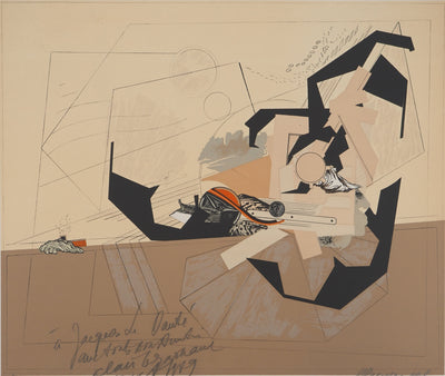 Alain LE YAOUANC : Paysage pour un après-midi, Lithographie originale (photo de détail 3) - Crédit photo : Galerie Art.Paris