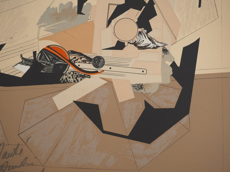 Alain LE YAOUANC : Paysage pour un après-midi, Lithographie originale (photo de détail 4) - Crédit photo : Galerie Art.Paris