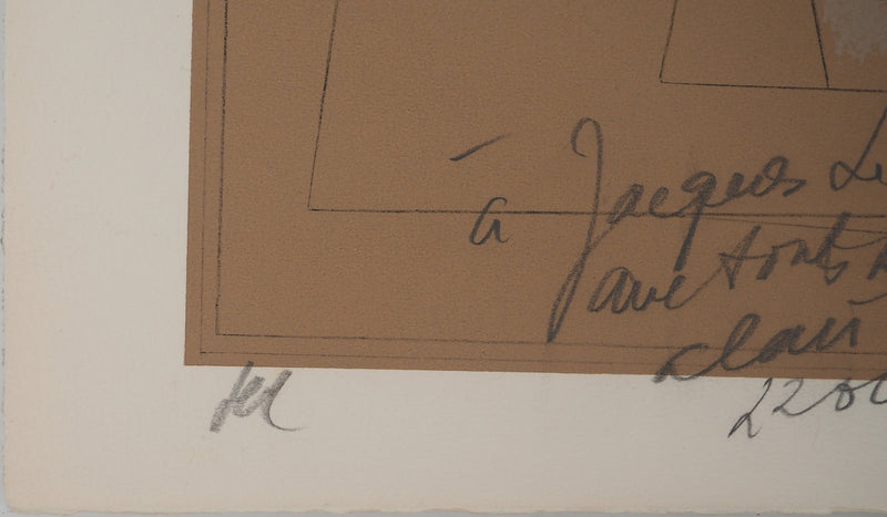 Alain LE YAOUANC : Paysage pour un après-midi, Lithographie originale (photo de détail 6) - Crédit photo : Galerie Art.Paris