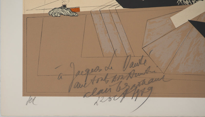 Alain LE YAOUANC : Paysage pour un après-midi, Lithographie originale (photo de détail 5) - Crédit photo : Galerie Art.Paris