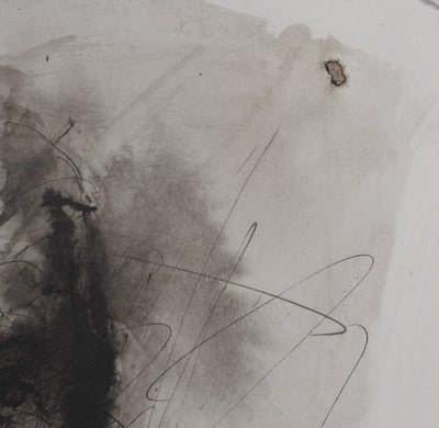 Daniel AIRAM : Homme au regard perçant, Dessin original (photo de détail 5) - Crédit photo : Galerie Art.Paris