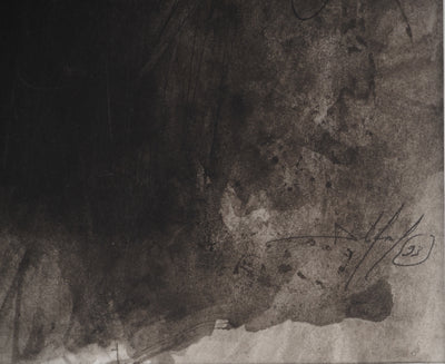 Daniel AIRAM : Homme endormi, Dessin original (photo de détail 2) - Crédit photo : Galerie Art.Paris