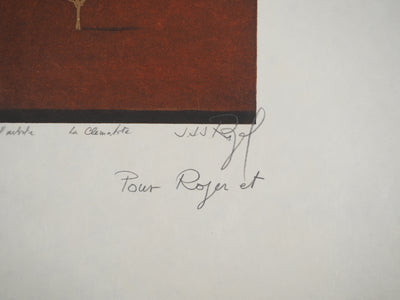 Jacques Jean Joachim RIGALE : La clématite, Gravure originale (photo de détail 2) - Crédit photo : Galerie Art.Paris