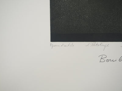 Jacques Jean Joachim RIGALE : Vestige d'automne, Gravure originale (photo de détail 5) - Crédit photo : Galerie Art.Paris