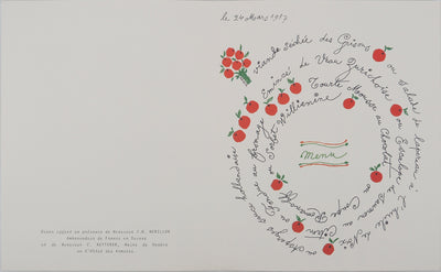 Théo TOBIASSE : L'orangeraie, Lithographie originale (photo de détail 5) - Crédit photo : Galerie Art.Paris