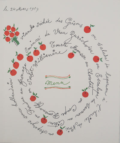 Théo TOBIASSE : L'orangeraie, Lithographie originale (photo de détail 6) - Crédit photo : Galerie Art.Paris