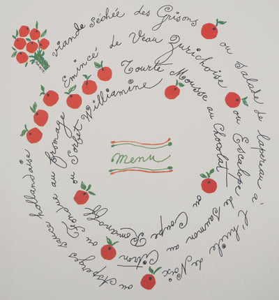 Théo TOBIASSE : L'orangeraie, Lithographie originale (photo de détail 8) - Crédit photo : Galerie Art.Paris