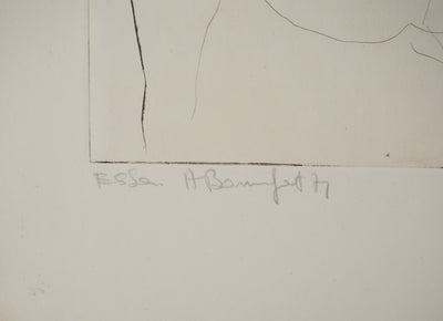 Alain BONNEFOIT : Muse au chapeau, Gravure originale (photo de détail 4) - Crédit photo : Galerie Art.Paris