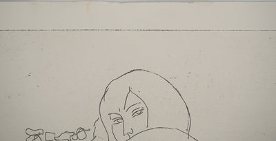 Alain BONNEFOIT : Nu au fauteuil, Gravure originale (photo de détail 6) - Crédit photo : Galerie Art.Paris