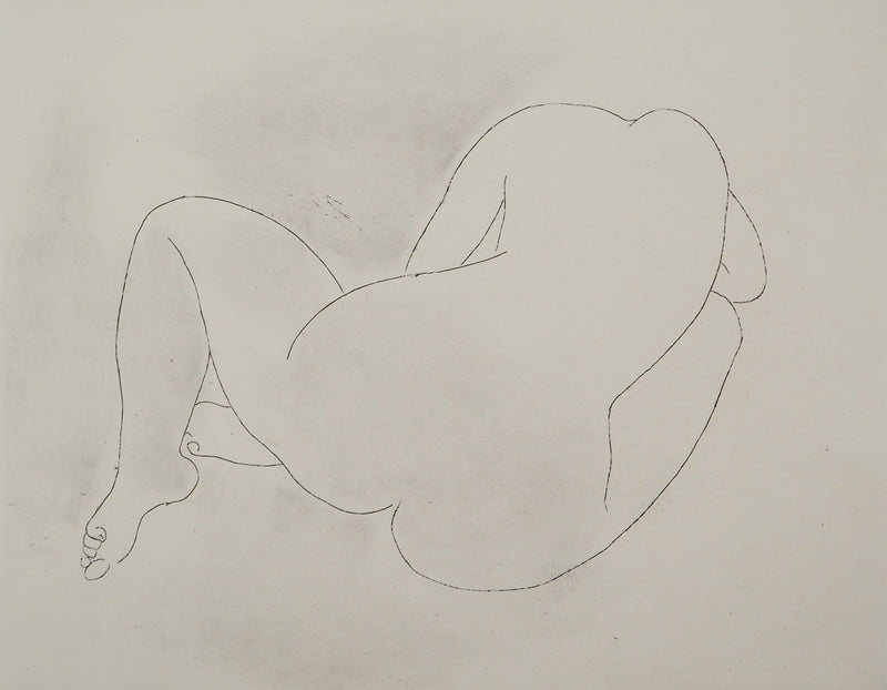 Alain BONNEFOIT : Nu recroquevillé, Gravure originale (photo de détail 5) - Crédit photo : Galerie Art.Paris