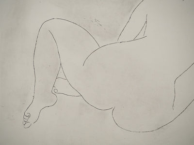 Alain BONNEFOIT : Nu recroquevillé, Gravure originale (photo de détail 6) - Crédit photo : Galerie Art.Paris