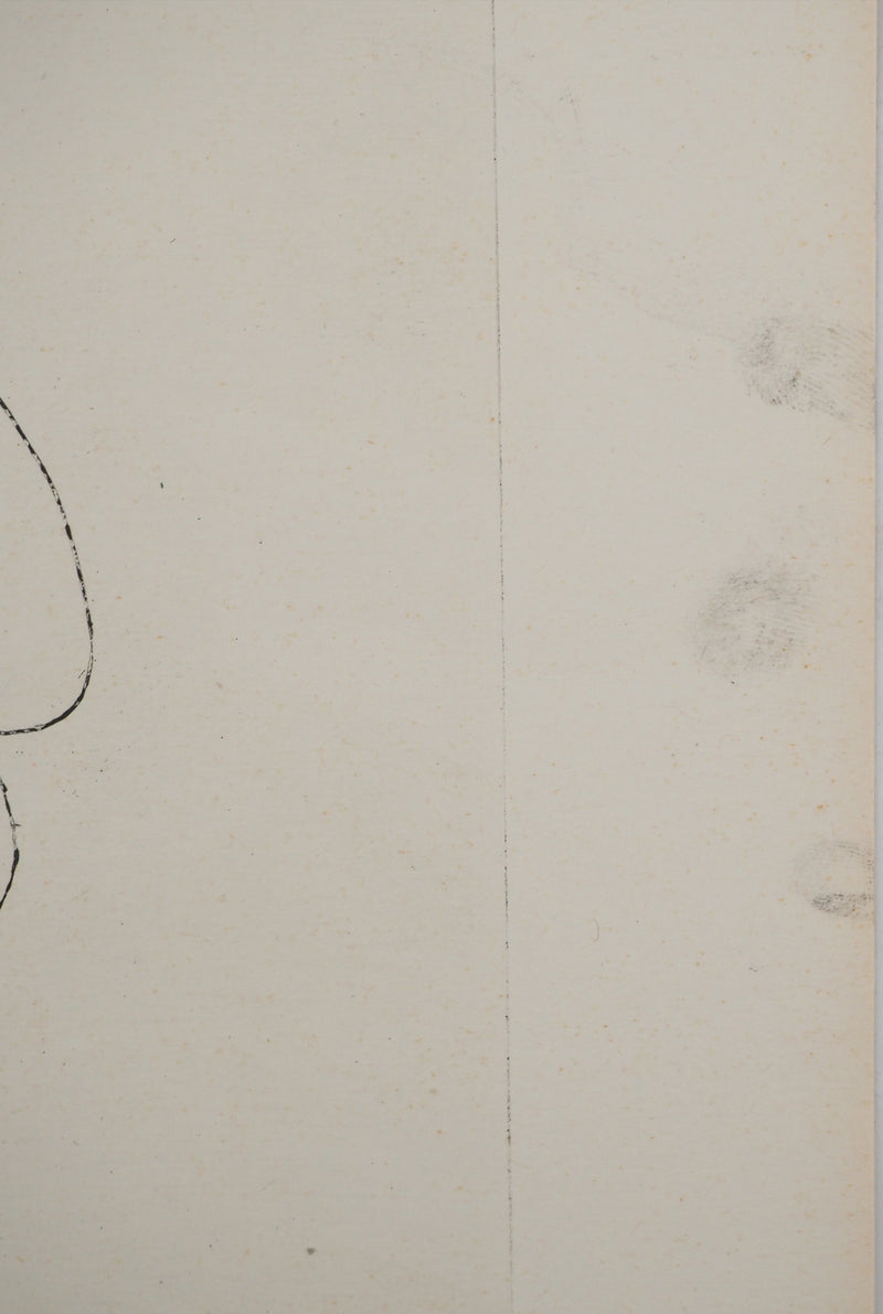 Alain BONNEFOIT : Nu recroquevillé, Gravure originale (photo de détail 3) - Crédit photo : Galerie Art.Paris