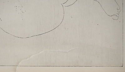 Alain BONNEFOIT : Nu au repos, Gravure originale (photo de détail 6) - Crédit photo : Galerie Art.Paris