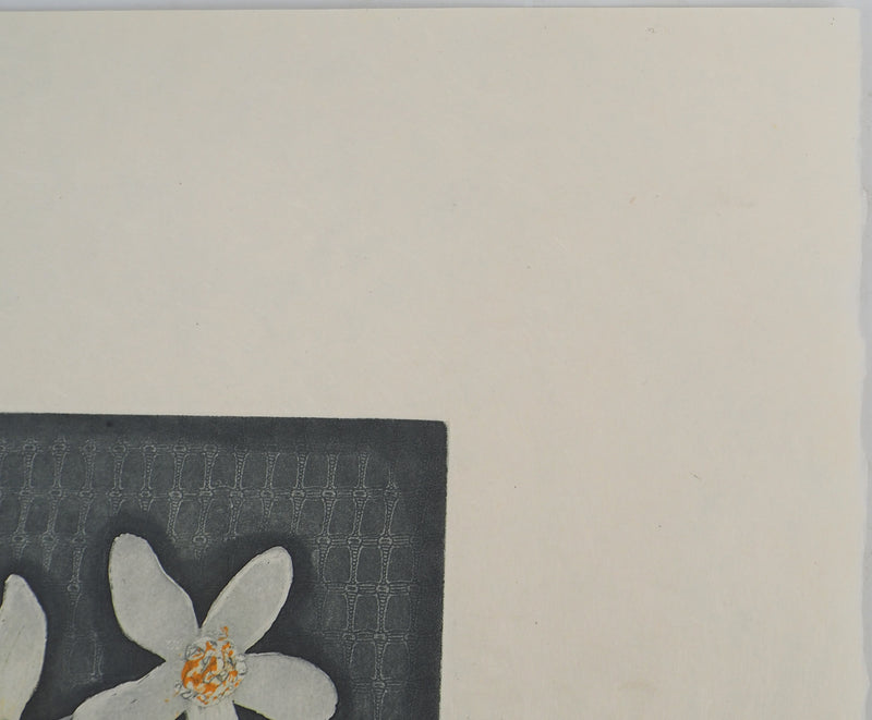 Jacques Jean Joachim RIGAL : Composition aux fleurs, Gravure originale (photo de détail 6) - Crédit photo : Galerie Art.Paris