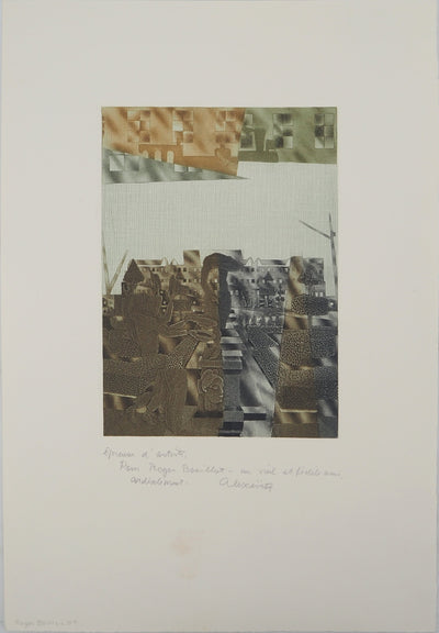 Alexandre ALEXEIEFF : Le labyrinthe fantastique, Gravure originale (vue générale) - Crédit photo : Galerie Art.Paris