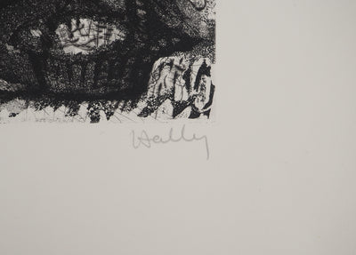 Maurice ASSELIN : Trois femmes sous le soleil d'été, Gravure originale (photo de détail 2) - Crédit photo : Galerie Art.Paris