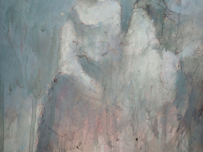 Daniel AIRAM : Rachel et Sully, Aquarelle originale (photo de détail 5) - Crédit photo : Galerie Art.Paris