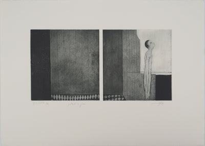 Daniel AIRAM : J'entends un poème, Gravure originale (vue générale) - Crédit photo : Galerie Art.Paris