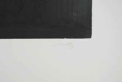 Daniel AIRAM : Théâtre de vie, Gravure originale (photo de détail 2) - Crédit photo : Galerie Art.Paris
