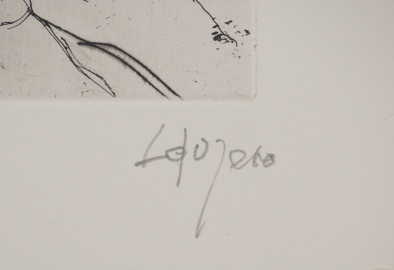 Jacques VILLON : Tourterelle de la paix, Gravure originale (photo de détail 2) - Crédit photo : Galerie Art.Paris