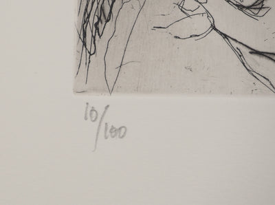 Jacques VILLON : Tourterelle de la paix, Gravure originale (photo de détail 5) - Crédit photo : Galerie Art.Paris