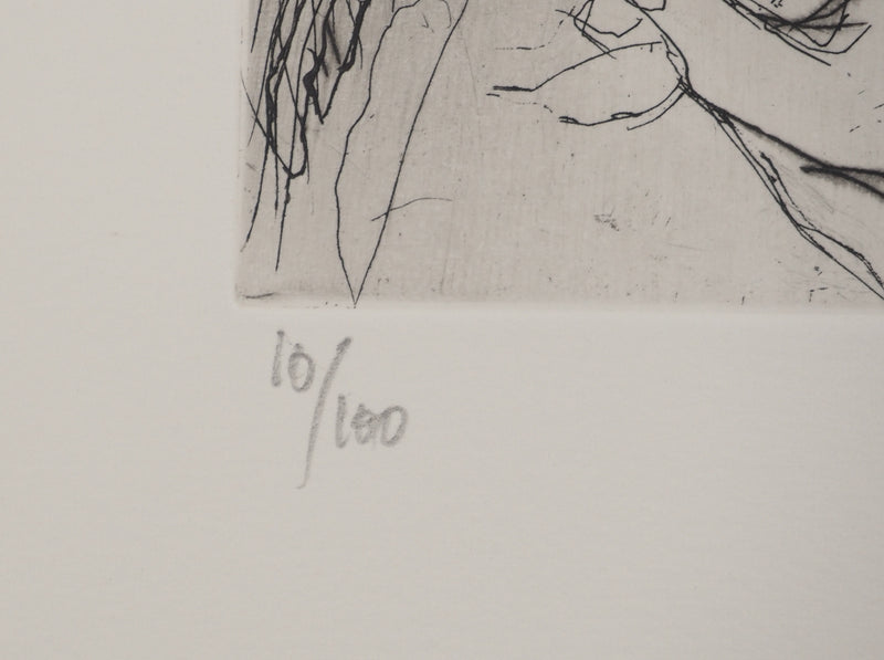 Jacques VILLON : Tourterelle de la paix, Gravure originale (photo de détail 5) - Crédit photo : Galerie Art.Paris