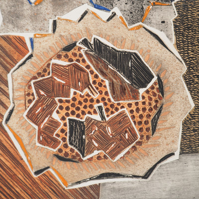 LOUTTRE B : Composition abstraite, Gravure originale (photo de détail 6) - Crédit photo : Galerie Art.Paris